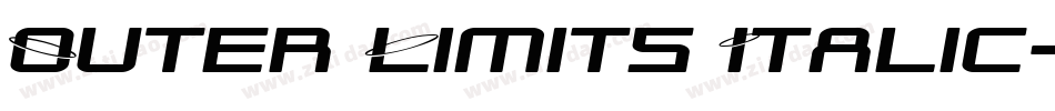 Outer Limits Italic字体转换